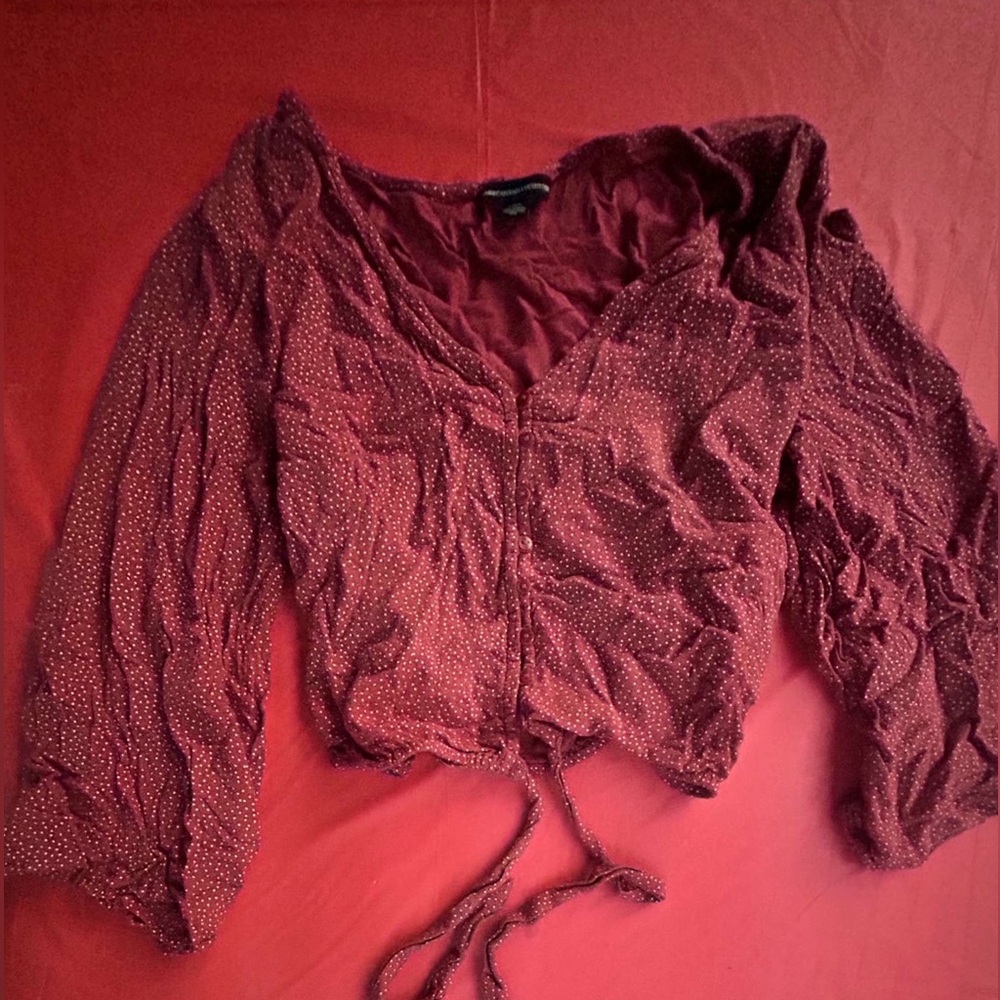 American Eagle tie-shirt